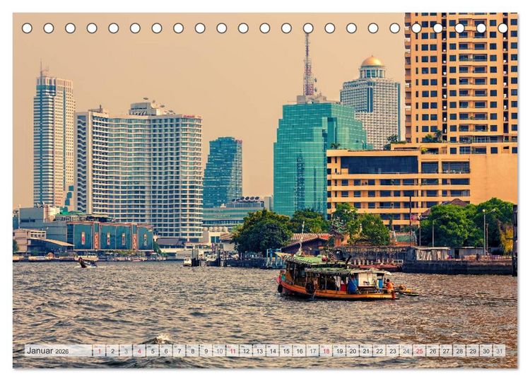 Produktbild: Thailand Impressionen (Tischkalender 2026 DIN A5 quer), CALVENDO Monatskalender