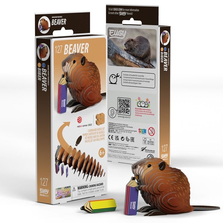 Produktbild: EUGY - 3D Bastelset Biber