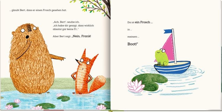 Produktbild: Frank und Bert &ndash; Die Sache mit dem Frosch