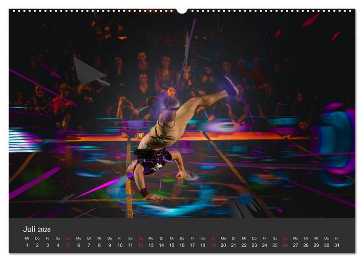 Produktbild: Break Dance B-boys & B-girls (Wandkalender 2026 DIN A2 quer), CALVENDO Monatskalender