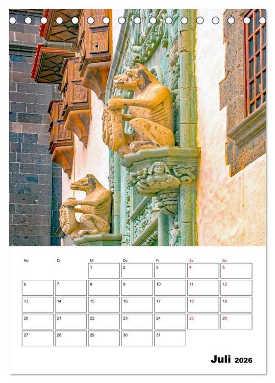 Produktbild: Las Palmas - ein traumhaftes Reiseziel (Tischkalender 2026 DIN A5 hoch), CALVENDO Monatskalender