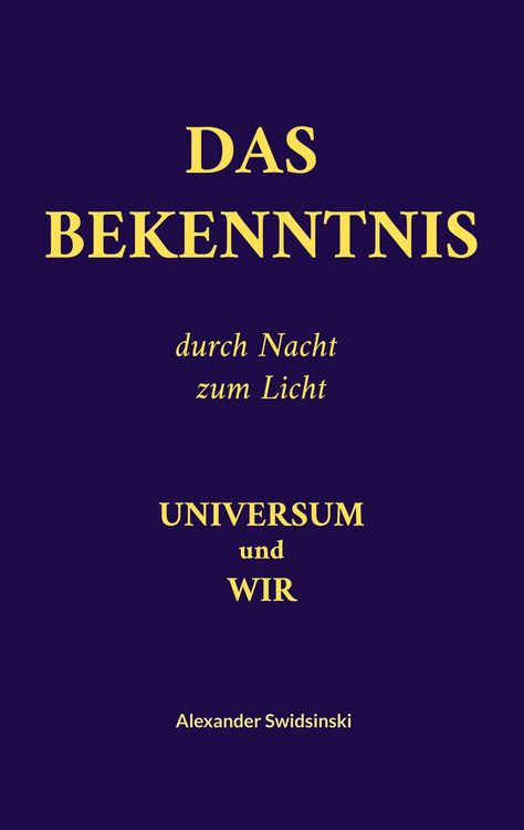 Produktbild: Das Bekenntnis
