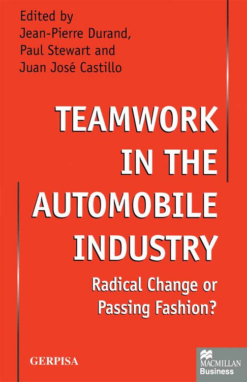 Produktbild: Teamwork in the Automobile Industry