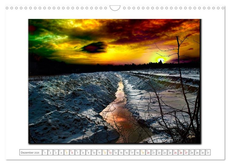 Produktbild: Zwischenzeiten - Zeiten zwischen Tag und Nacht (Wandkalender 2026 DIN A3 quer), CALVENDO Monatskalender