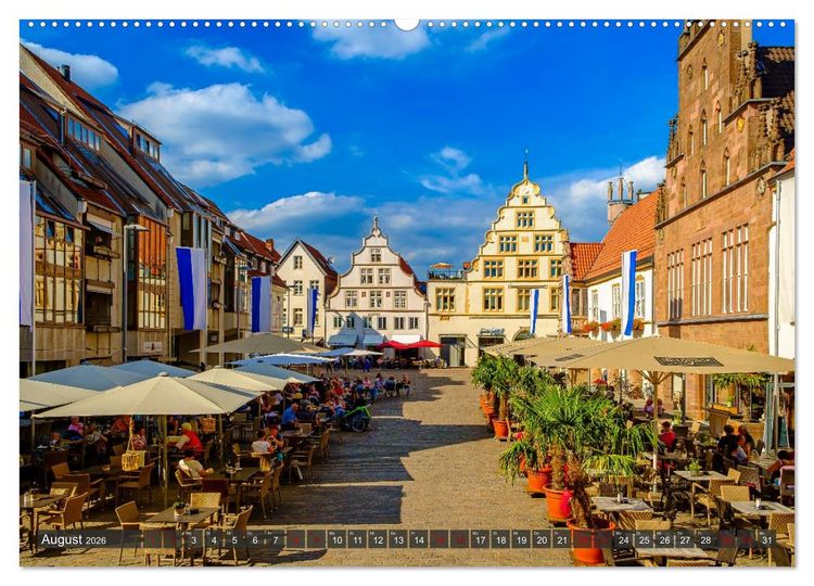 Produktbild: Ein Blick auf Alte Hansestadt Lemgo (Wandkalender 2026 DIN A2 quer), CALVENDO Monatskalender