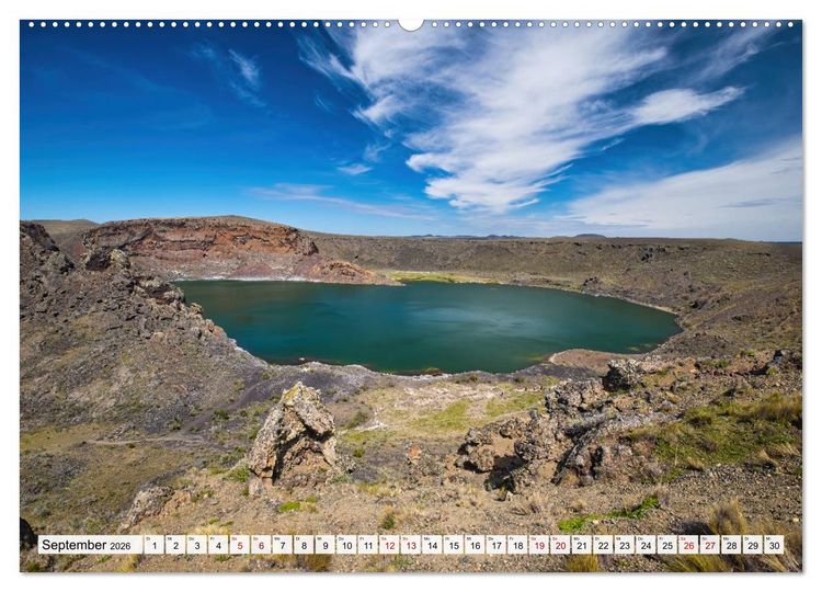 Produktbild: VULKANE: Atemberaubende Vulkanlandschaften S&uuml;damerikas (Wandkalender 2026 DIN A2 quer), CALVENDO Monatskalender