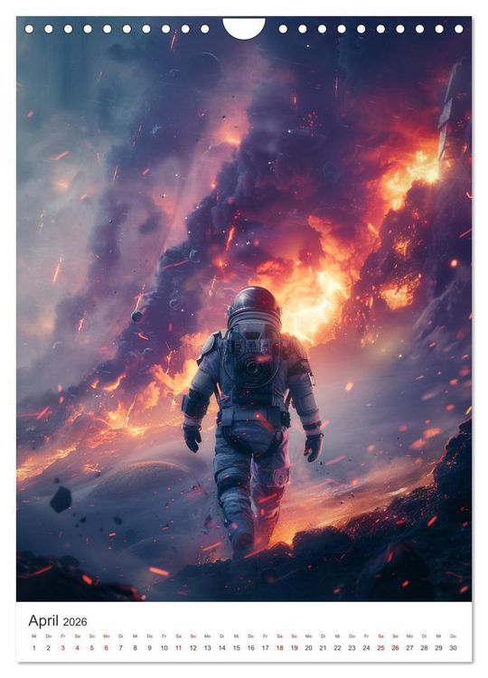 Produktbild: Explorer - Die Entdeckung des Alls (Wandkalender 2026 DIN A4 hoch), CALVENDO Monatskalender