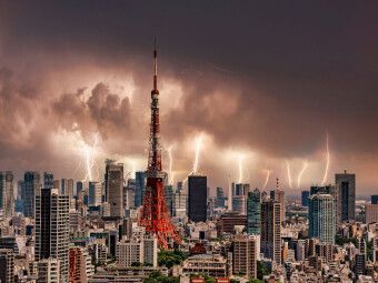 Produktbild: CALVENDO Puzzle Tokio-Panorama | 1000 Teile Lege-Gr&ouml;&szlig;e 64x48cm Foto-Puzzle f&uuml;r gl&uuml;ckliche Stunden