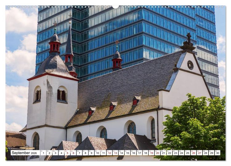 Produktbild: Architektonische Zeitspr&uuml;nge (Wandkalender 2026 DIN A2 quer), CALVENDO Monatskalender