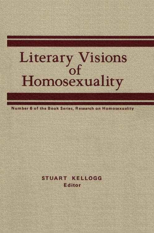 Produktbild: Literary Visions of Homosexuality