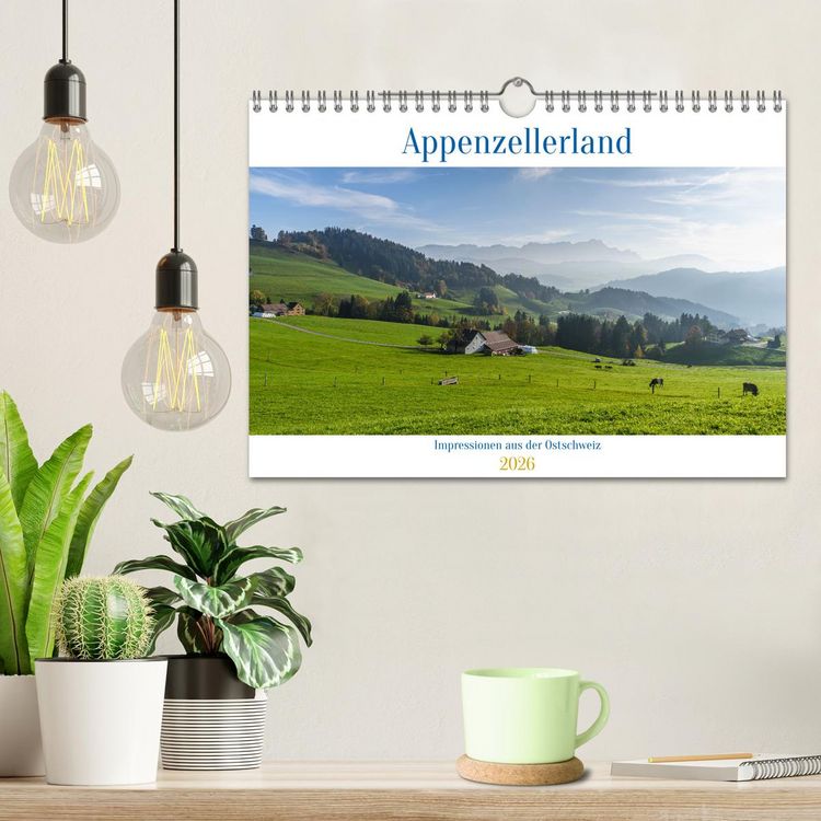 Produktbild: Appenzellerland (Wandkalender 2026 DIN A4 quer), CALVENDO Monatskalender