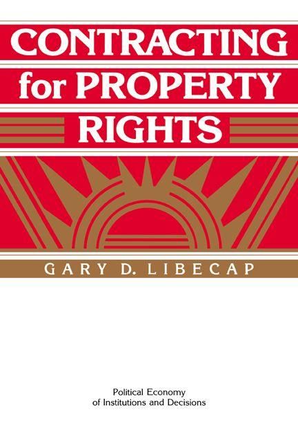 Produktbild: Contracting for Property Rights