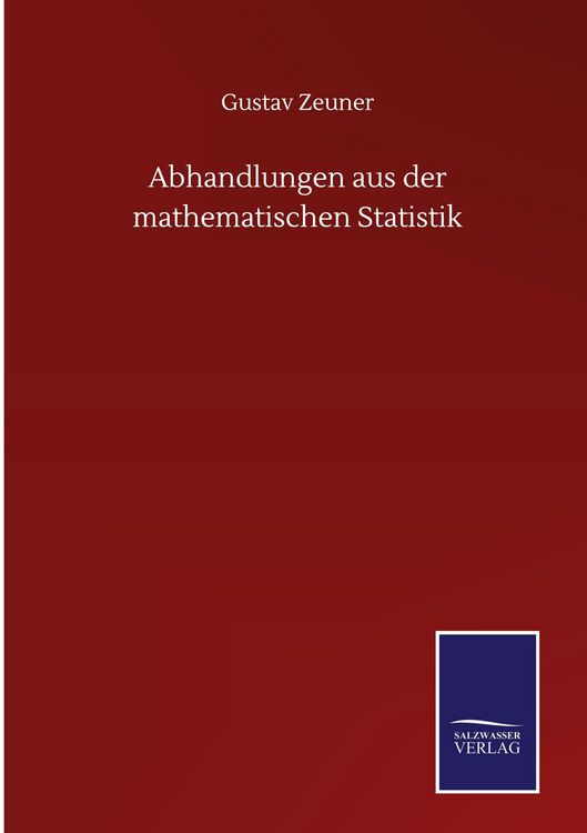 Produktbild: Abhandlungen aus der mathematischen Statistik