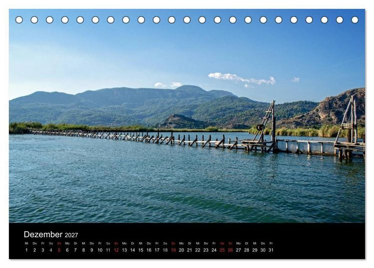Produktbild: T&uuml;rkische Riviera - Entlang der lykischen K&uuml;ste (Tischkalender 2027 DIN A5 quer), CALVENDO Monatskalender