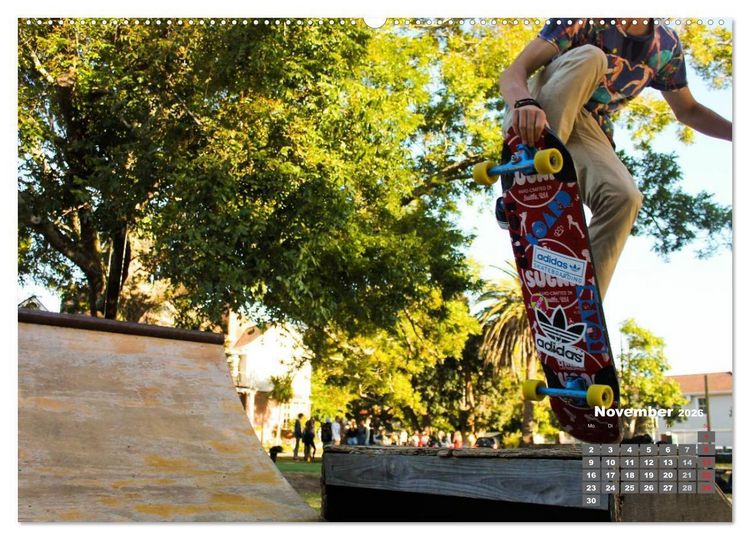 Produktbild: Skater. Skateboarding-Impressionen (hochwertiger Premium Wandkalender 2026 DIN A2 quer), Kunstdruck in Hochglanz