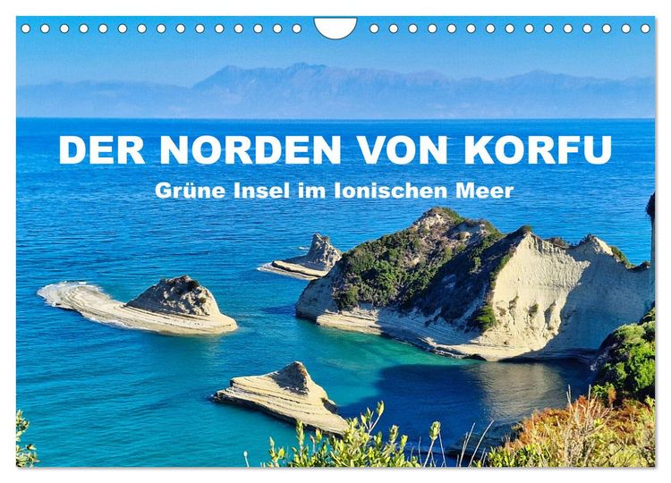 Produktbild: Der Norden von Korfu (Wandkalender 2026 DIN A4 quer), CALVENDO Monatskalender