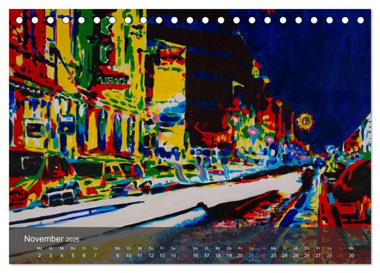 Produktbild: Alena Steinlechner, Acryl auf Leinwand (Tischkalender 2026 DIN A5 quer), CALVENDO Monatskalender