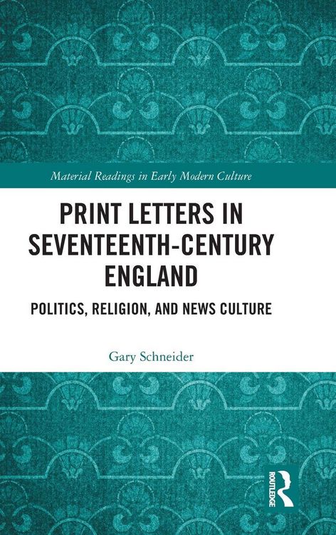 Produktbild: Print Letters in Seventeenth&iquest;Century England