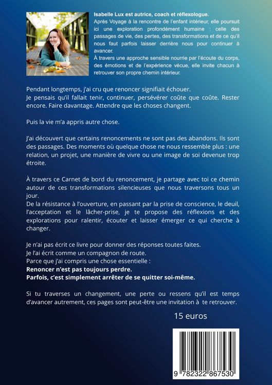 Produktbild: Carnet de bord du renoncement