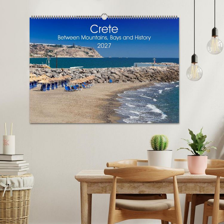 Produktbild: Crete - Between Mountains, Bays and History (Wall Calendar 2027 DIN A2 landscape), CALVENDO 12 Month Wall Calendar