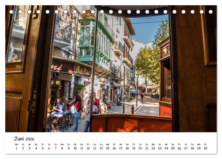 Produktbild: Die Schienen von Soller und Port de Soller (Tischkalender 2026 DIN A5 quer), CALVENDO Monatskalender