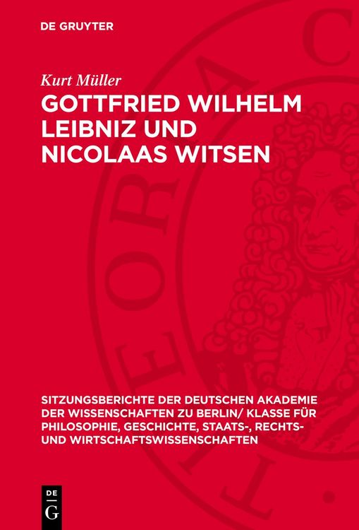 Produktbild: Gottfried Wilhelm Leibniz und Nicolaas Witsen