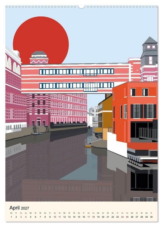 Produktbild: LEIPZIG URBAN (Wandkalender 2027 DIN A2 hoch), CALVENDO Monatskalender