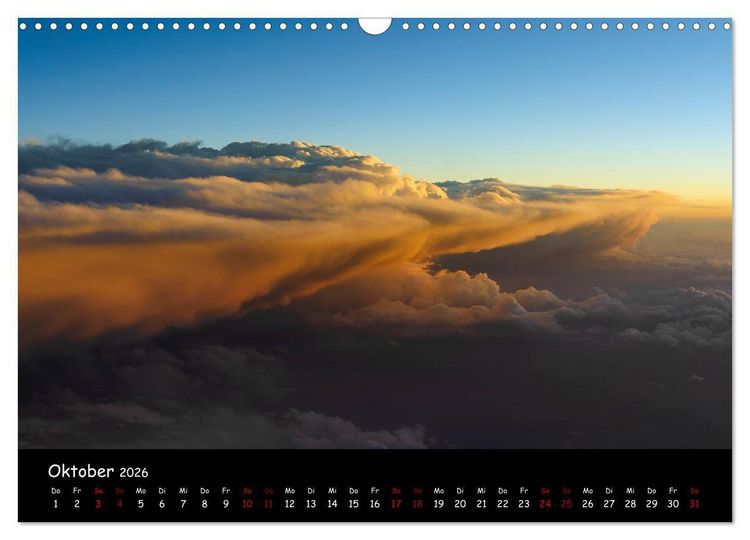 Produktbild: Wolkenwelten (Wandkalender 2026 DIN A3 quer), CALVENDO Monatskalender