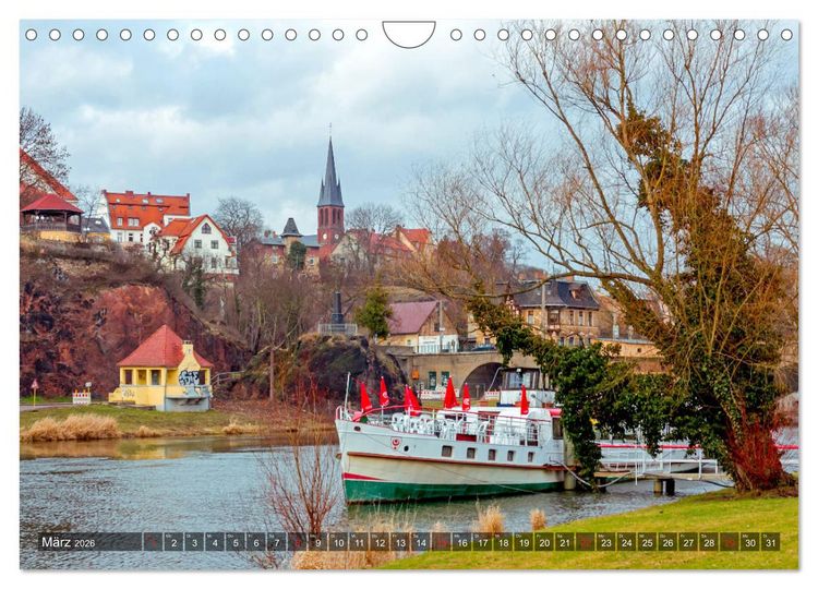 Produktbild: Unterwegs in Halle (Wandkalender 2026 DIN A4 quer), CALVENDO Monatskalender