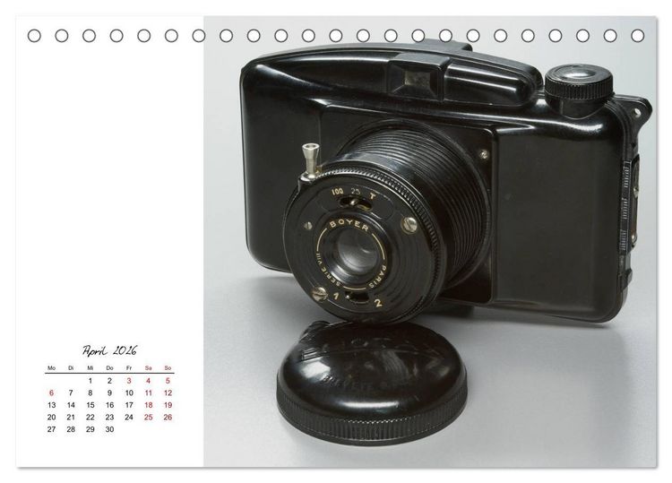 Produktbild: Alte Sch&auml;tze - Kameras und Projektoren (Tischkalender 2026 DIN A5 quer), CALVENDO Monatskalender