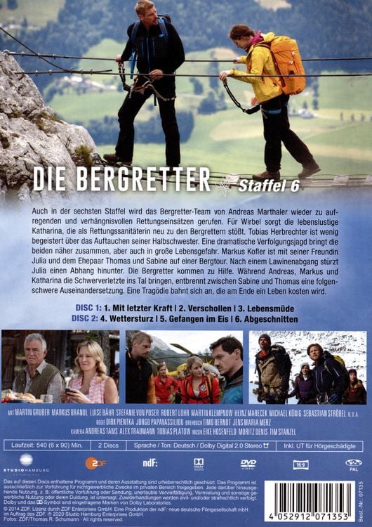 Produktbild: Die Bergretter - Staffel 6 [2 DVDs]