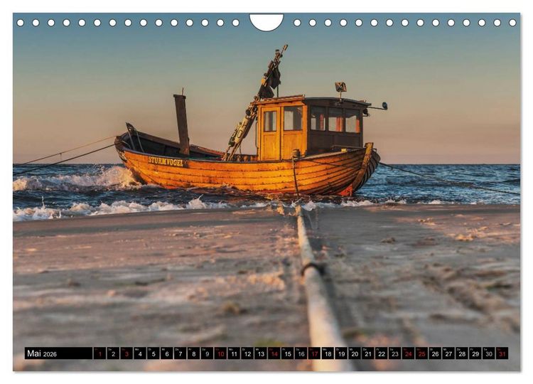 Produktbild: Die Ostseek&uuml;ste in Mecklenburg-Vorpommern (Wandkalender 2026 DIN A4 quer), CALVENDO Monatskalender