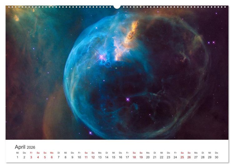 Produktbild: Satellitenbilder - Spektakul&auml;re Aufnahmen aus dem Weltall (hochwertiger Premium Wandkalender 2026 DIN A2 quer), Kunstdruck in Hochglanz