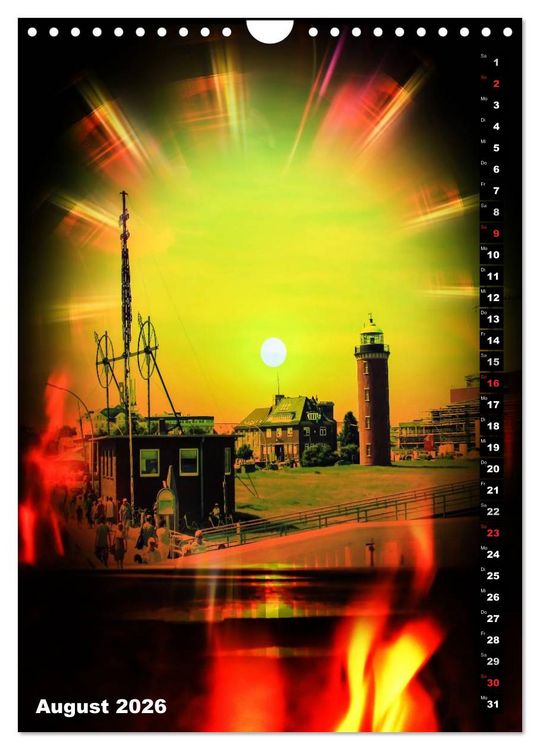 Produktbild: Leuchtt&uuml;rme Kalender der besonderen Art (Wandkalender 2026 DIN A4 hoch), CALVENDO Monatskalender