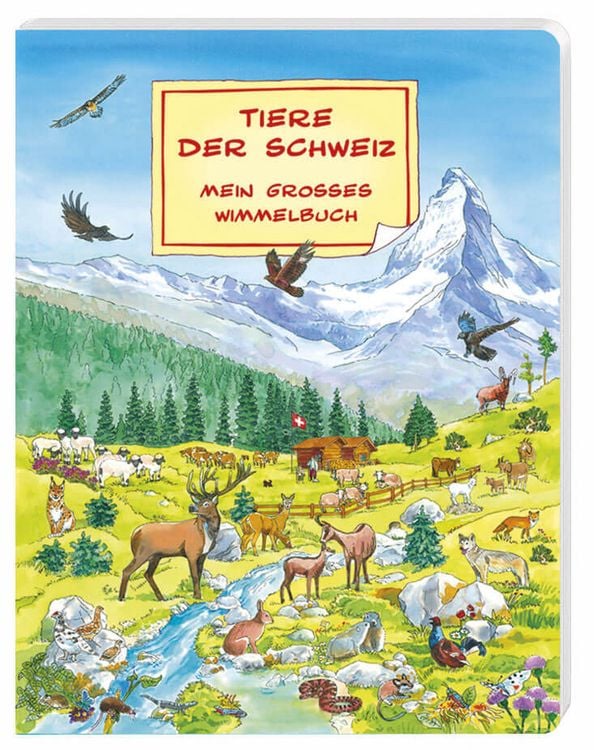 Produktbild: Tiere der Schweiz - Mein grosses Wimmelbuch