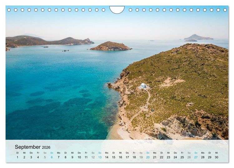 Produktbild: Patmos - Die heilige Insel (Wandkalender 2026 DIN A4 quer), CALVENDO Monatskalender