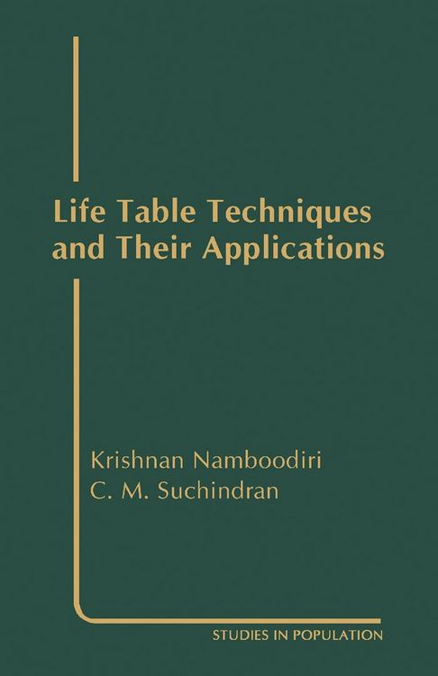 Produktbild: Life Table Techniques and Their Applications