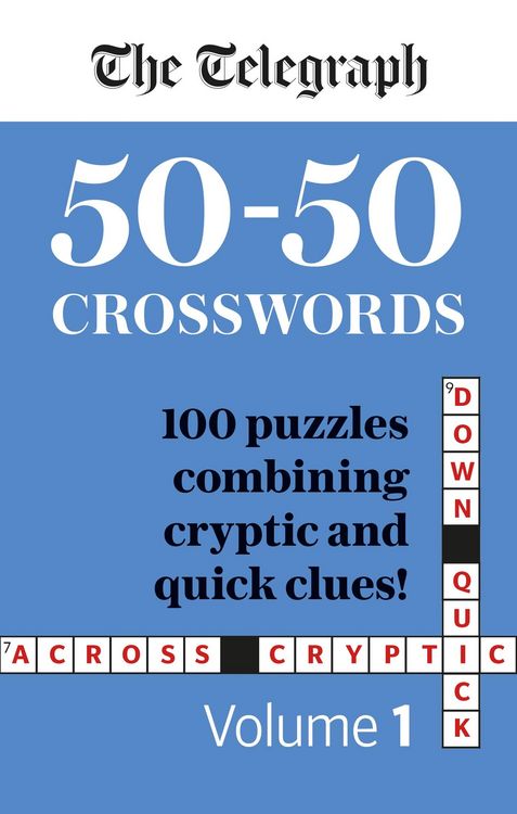 Produktbild: The Telegraph 50-50 Crosswords Volume 1