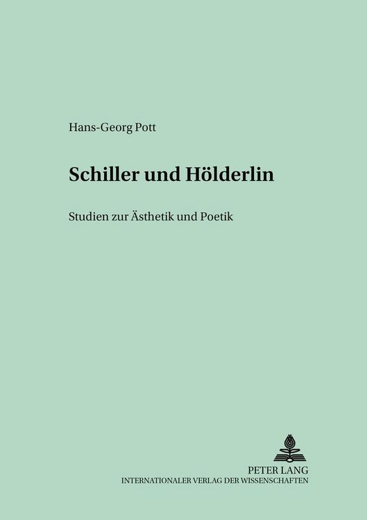 Produktbild: Schiller und Hoelderlin