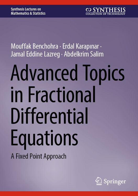 Produktbild: Advanced Topics in Fractional Differential Equations