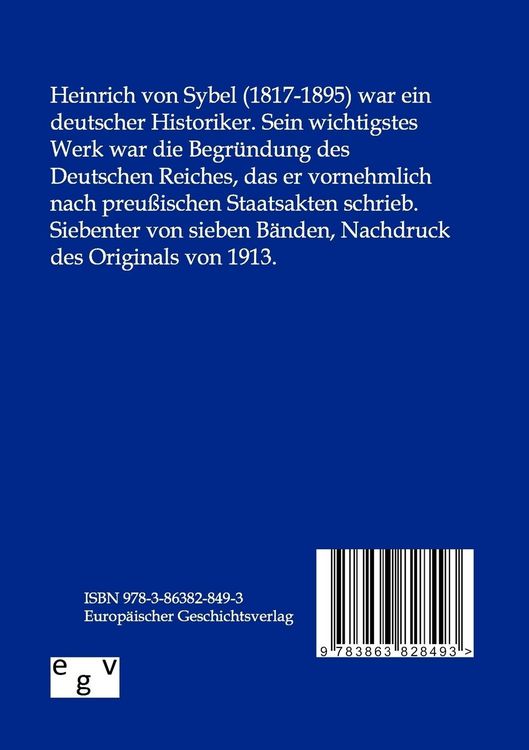 Produktbild: Die Begr&uuml;ndung des Deutschen Reiches durch Wilhelm I.