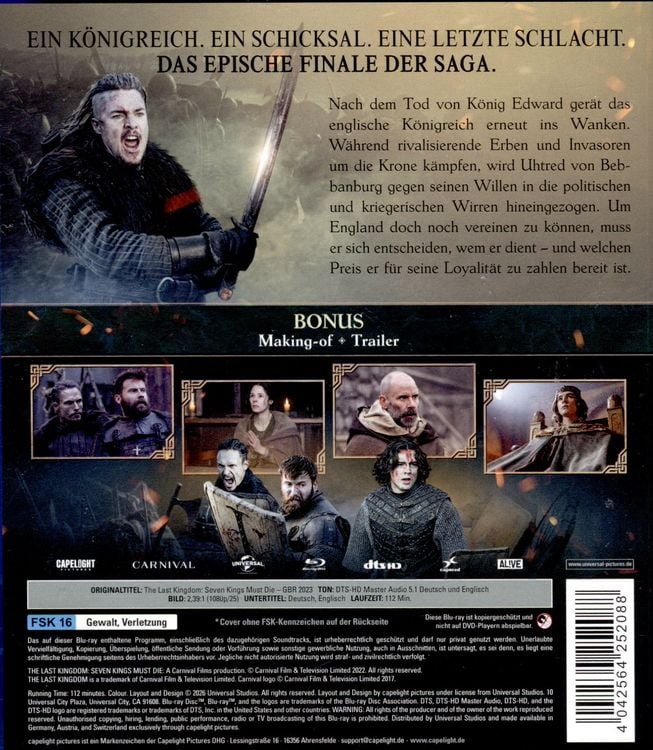 Produktbild: The Last Kingdom: Seven Kings Must Die