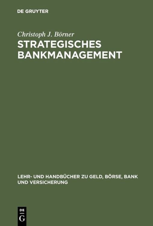 Produktbild: Strategisches Bankmanagement