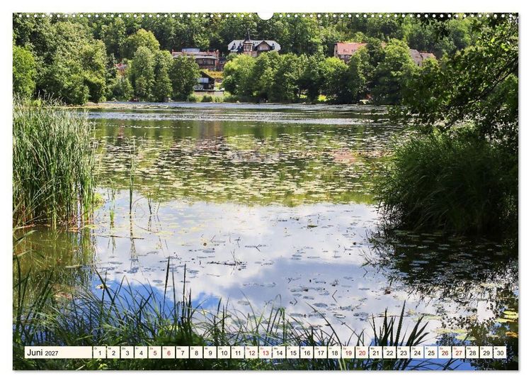 Produktbild: M&auml;rkische Schweiz - Liebenswerte Orte (hochwertiger Premium Wandkalender 2027 DIN A2 quer), Kunstdruck in Hochglanz