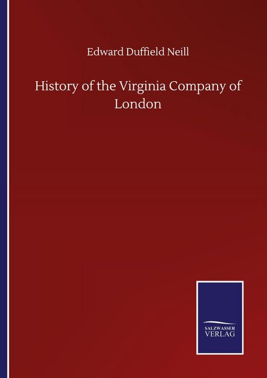 Produktbild: History of the Virginia Company of London