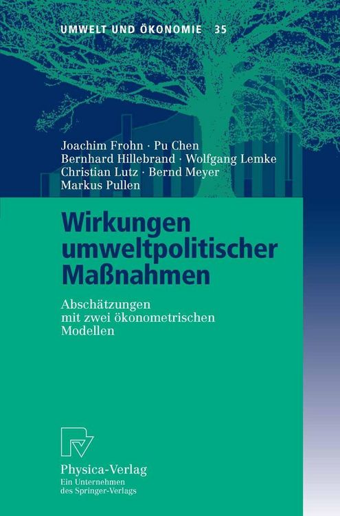 Produktbild: Wirkungen umweltpolitischer Ma&szlig;nahmen