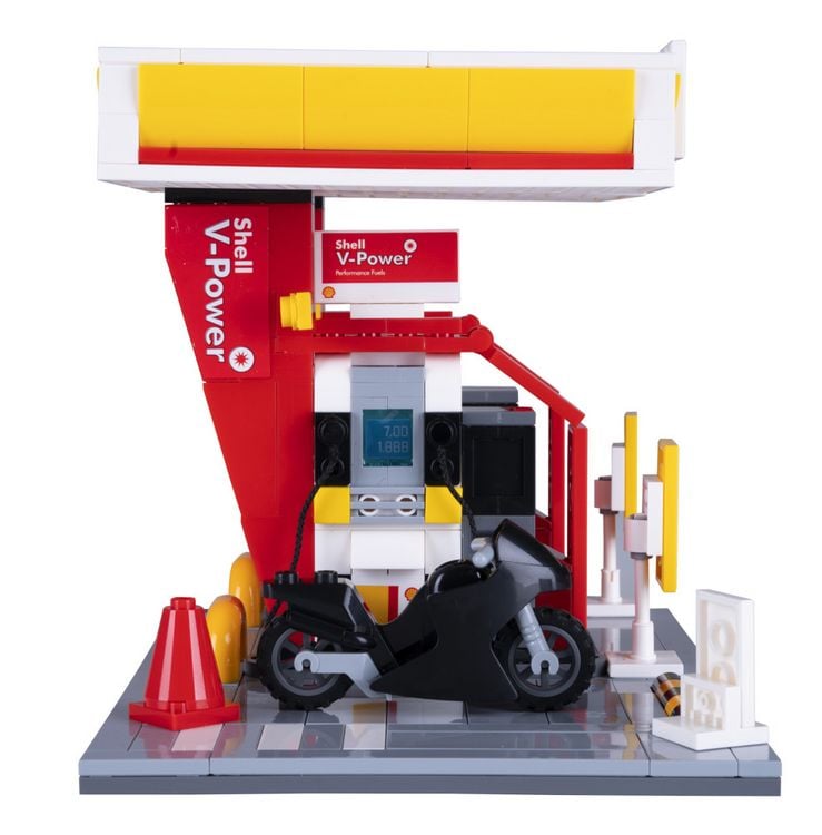 Produktbild: CaDA Shell Tankstelle Bricks