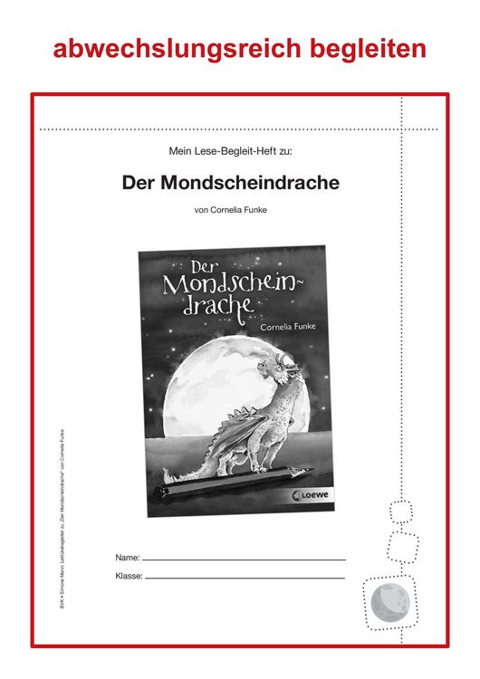 Produktbild: Lekt&uuml;rebegleiter &ndash; kompakt und differenziert: Der Mondscheindrache