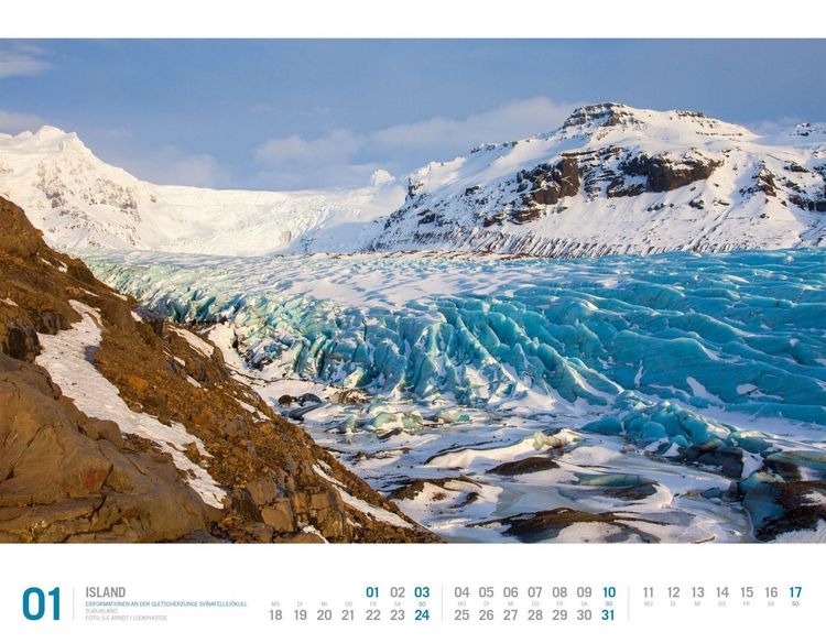 Produktbild: Island Kalender 2027 | Unterwegs zwischen Gletschern und Geysiren