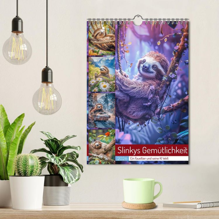 Produktbild: Slinkys Gem&uuml;tlichkeit (Wandkalender 2026 DIN A4 hoch), CALVENDO Monatskalender